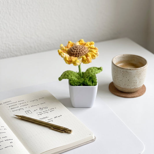 sunflower pot