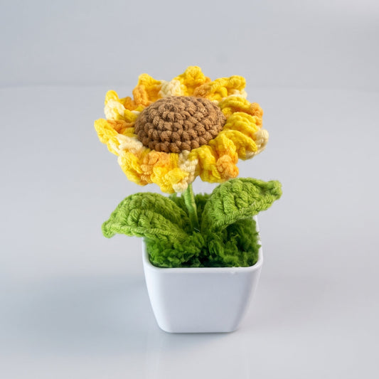 sunflower pot