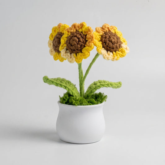 3 mini sunflower plot