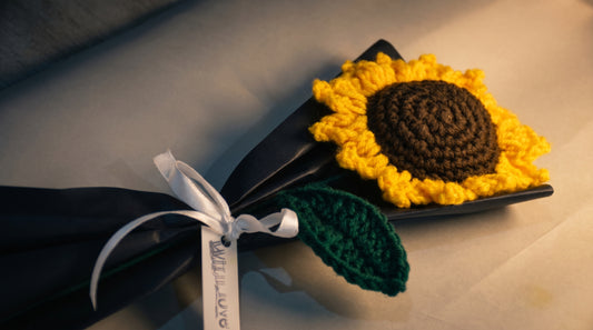 crochet sunflower