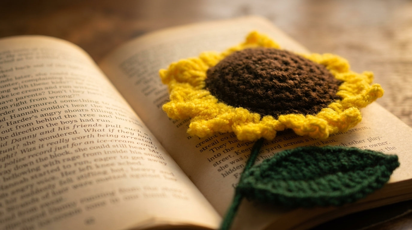 crochet sunflower